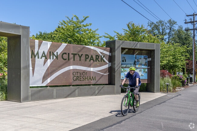Main City Park sits directly on the Springwater multi-use path in Gresham.