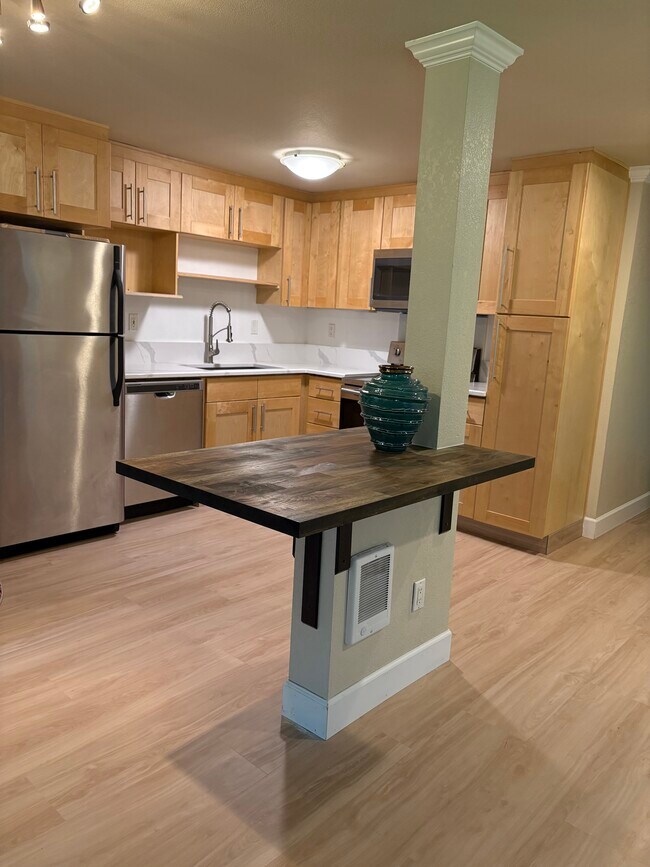 Kitchen and Kitchen island - 7929 SW 40th Ave