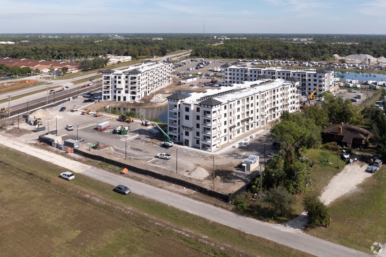 Aerial Context - Evergreen Pine Island