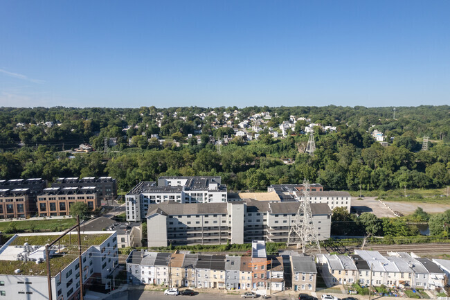 Aerial Photo - Watermill at Manayunk