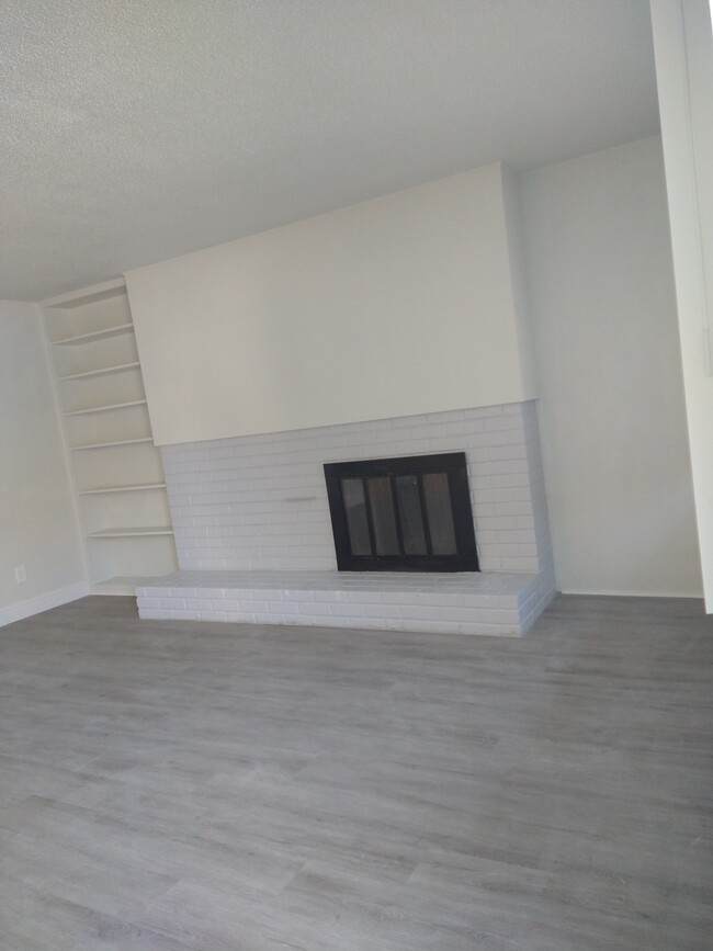 Fireplace - Carmichael Court Apartments