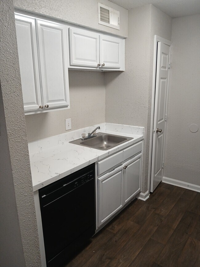 Cocina de 1x1 de 605 pies cuadrados - Spring Oaks Apartments