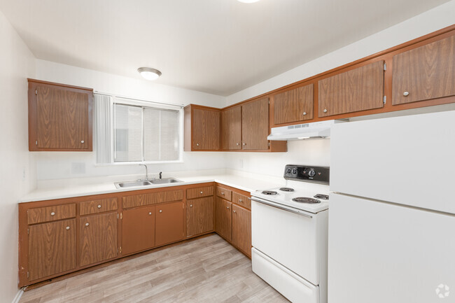 1HAB, 1BA - 800 ft² - Cocina - Denway Circle Apartments