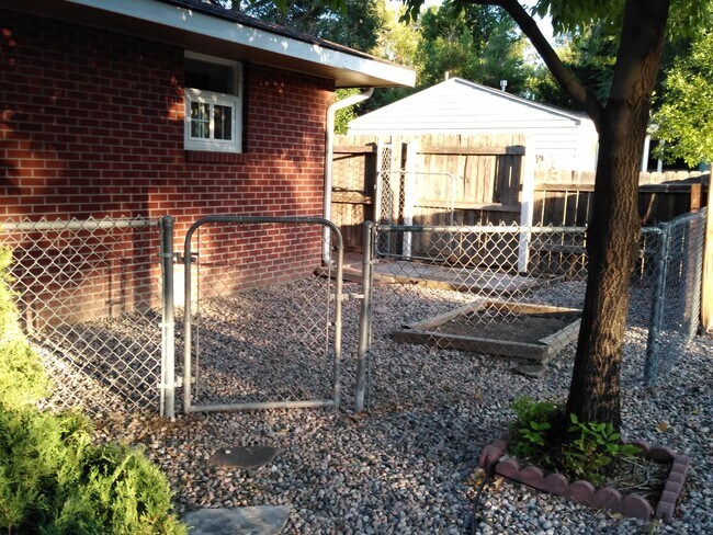small private yard - 704 Colorado St