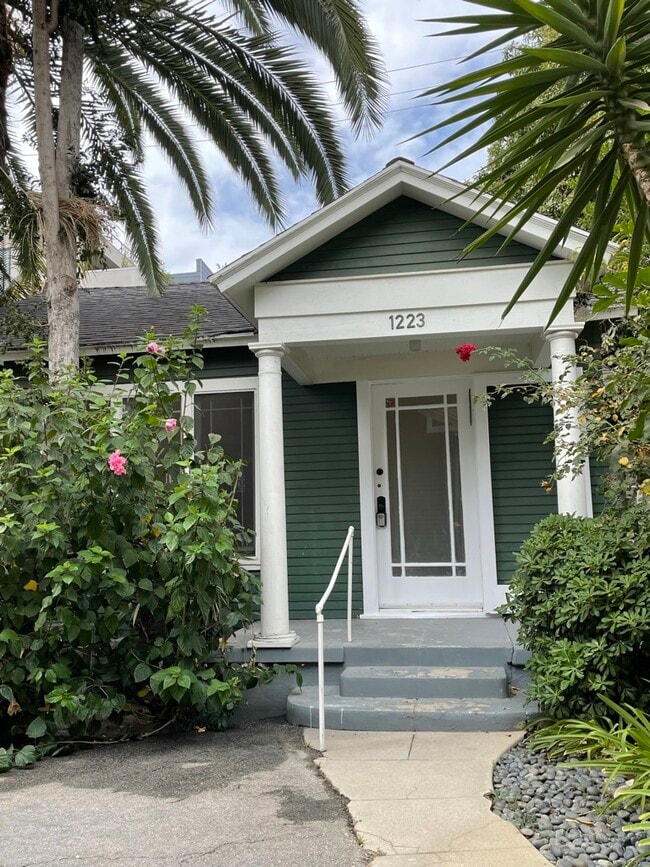 Front entry (inside gate) - 1223 N Orange Grove Ave