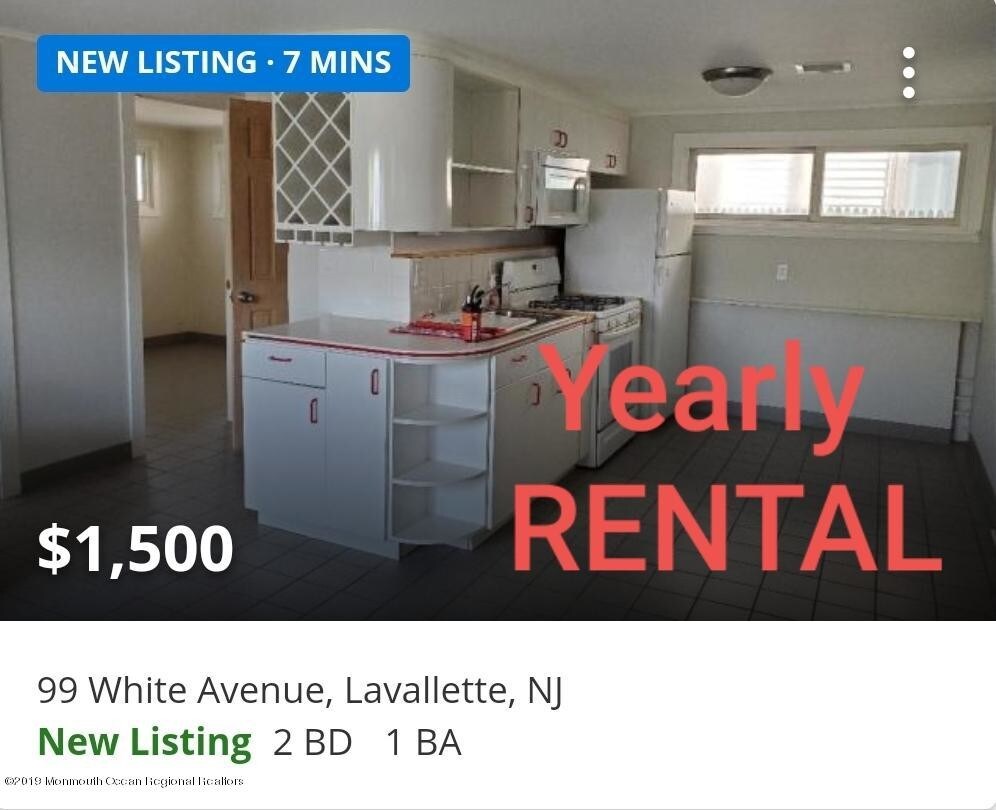 99 White Ave, Lavallette, NJ 08735 Apartment for Rent in Lavallette