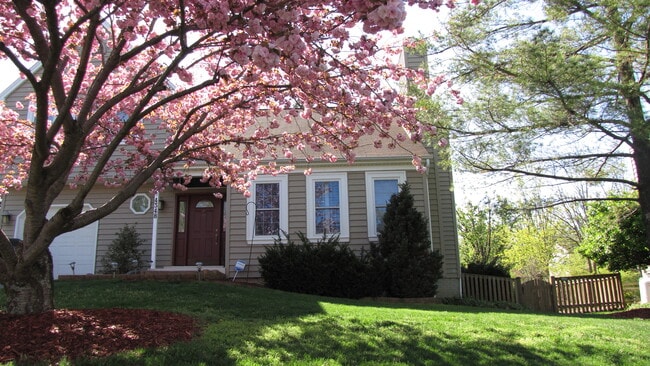 Front of home in spring - 4348 Silas Hutchinson Dr