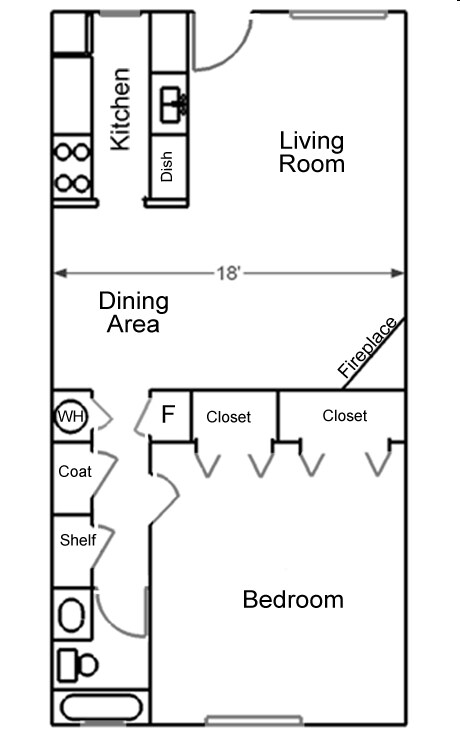 1HAB/1BA - Jean Larie Apartments