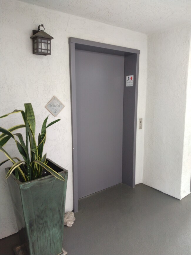 Entering elevator - 1756 Essex St