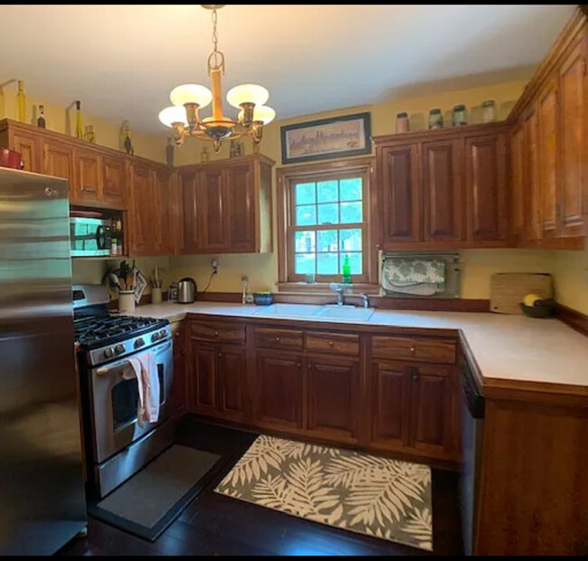 Kitchen with custom cabinets - 3604 Oakdale Ave N