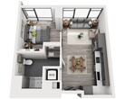 One Bedroom A1W