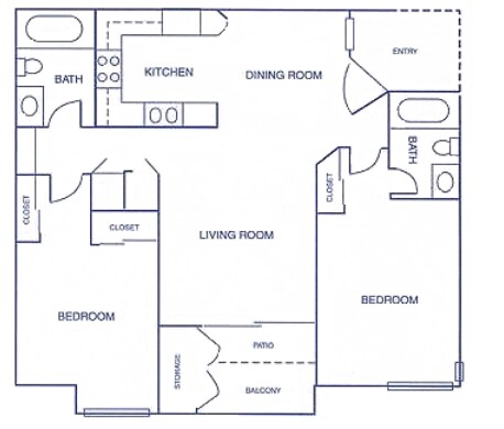 2BR/2BA - Presidio Villa Apartments