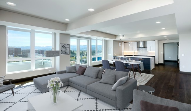 Spacious living rooms with amazing views - Indigo Apartments