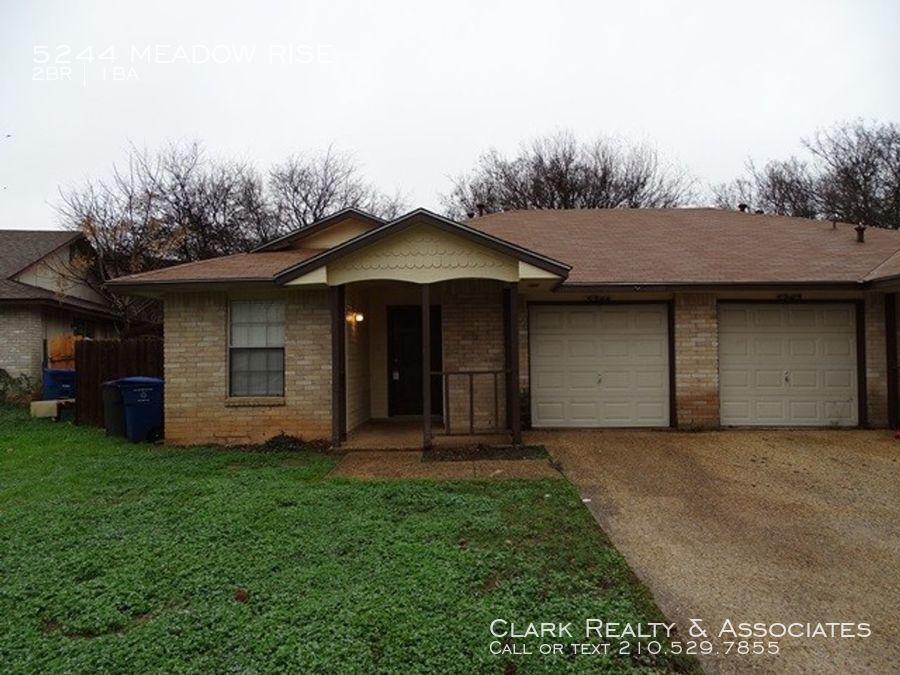 5244 Meadow Rise St., San Antonio, TX. 78250 - House for Rent in San