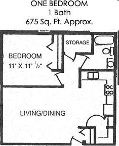 1BR/1BA - Harvest Meadows Apartments