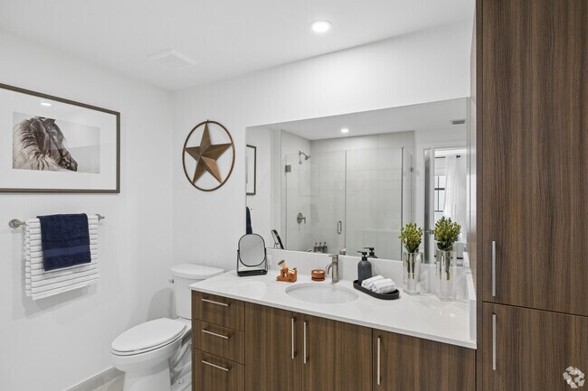 Brahman 2BR, 2BA - 1,113SF - Main Bathroom - Saddlebridge at Downtown Davie