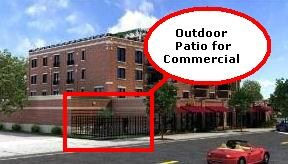 Vista al patio - 5578-5588 N Lincoln Ave