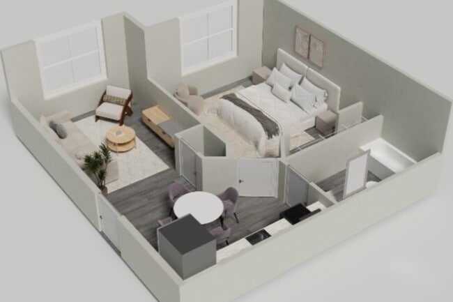 Representación de un dormitorio - Platform Dublin