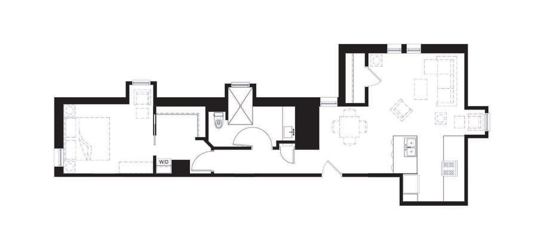 College Club Apartments – Unit J