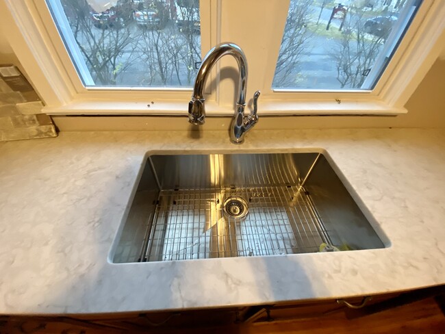 Oversized, stainless steel sink - 209 N Brandywine Ave