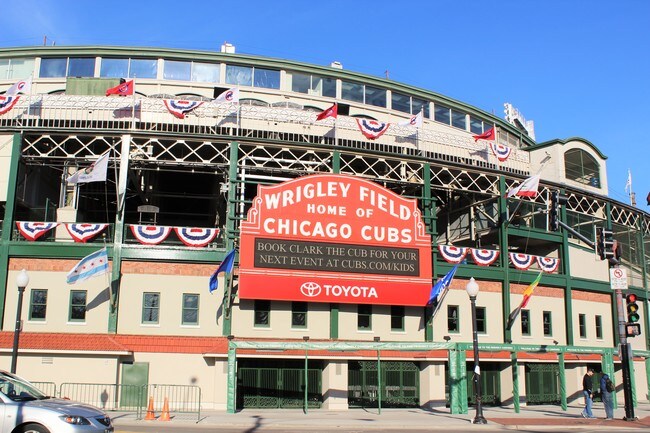 Across the street from Wrigley Field - 3710 N Clark St