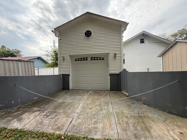 garage with storage above - 28 Lake Rd