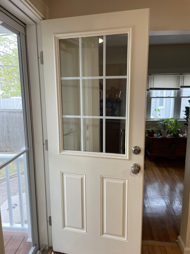 New Back door and new screen door - 109 Magoun Ave
