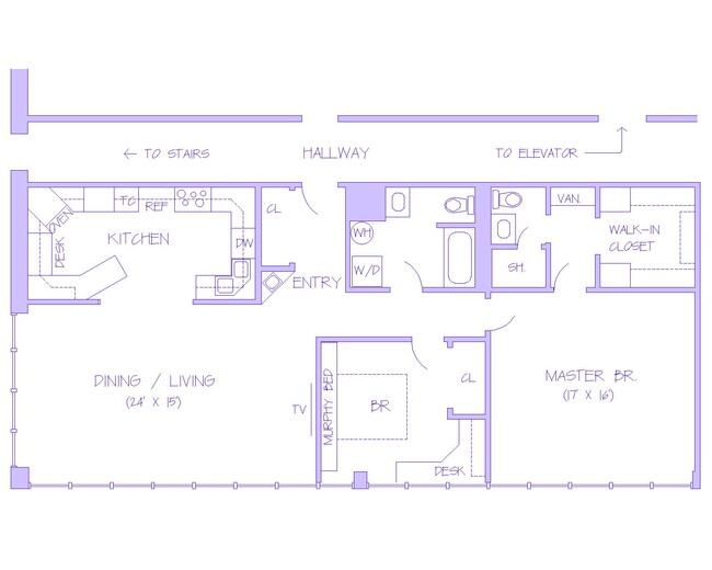 Floorplan - 1113 W Fireweed Ln