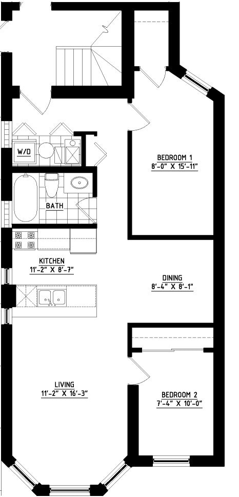 Building Photo - Condo Quality 2bed/1bath GARDEN space in t...