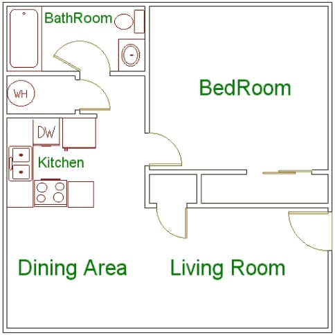 1BR/1BA - Sequoia Park Apartments