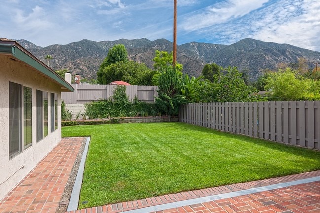 Backyard - facing north - 1360 Tropical Ave