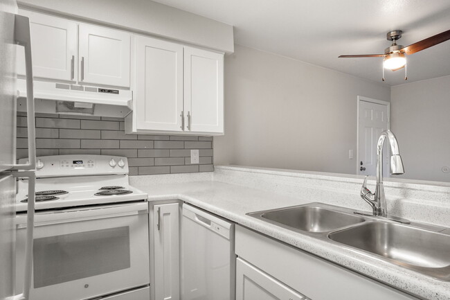 Our Apartment with Renovated Kitchen at Horizon East Apartments in Aurora, Colorado - Horizon East Apartments