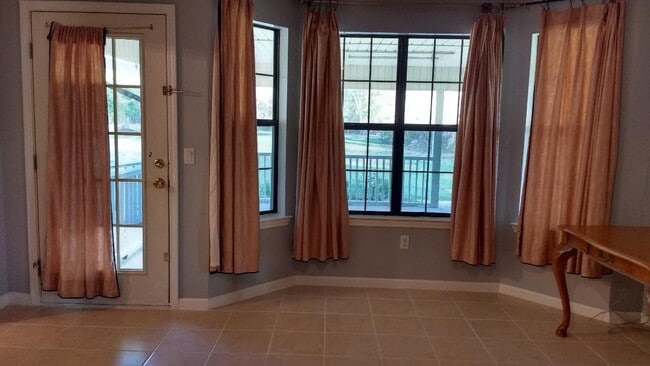 Living room with bow window - 8663 Highway 83 N