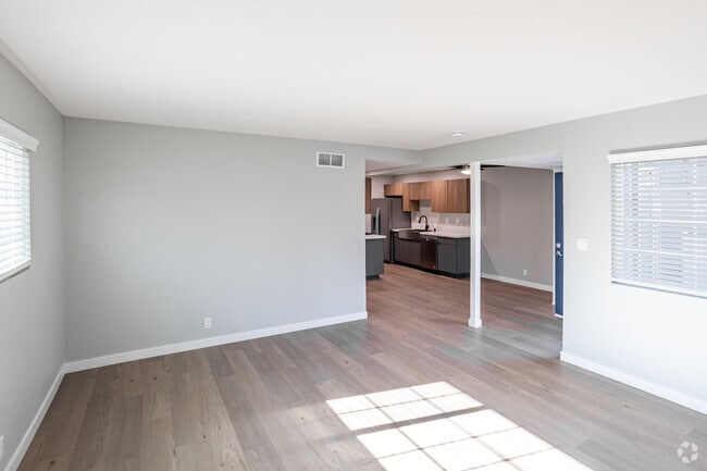 2BR, 1BA - 1012SF - Living Room - Pacific Palms Apartment Homes