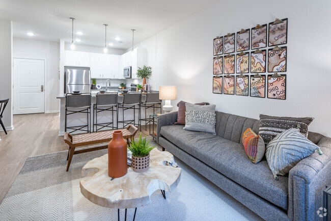 1 BR, 1 BA - A1 - 740 SF - The View on Collins Apartments
