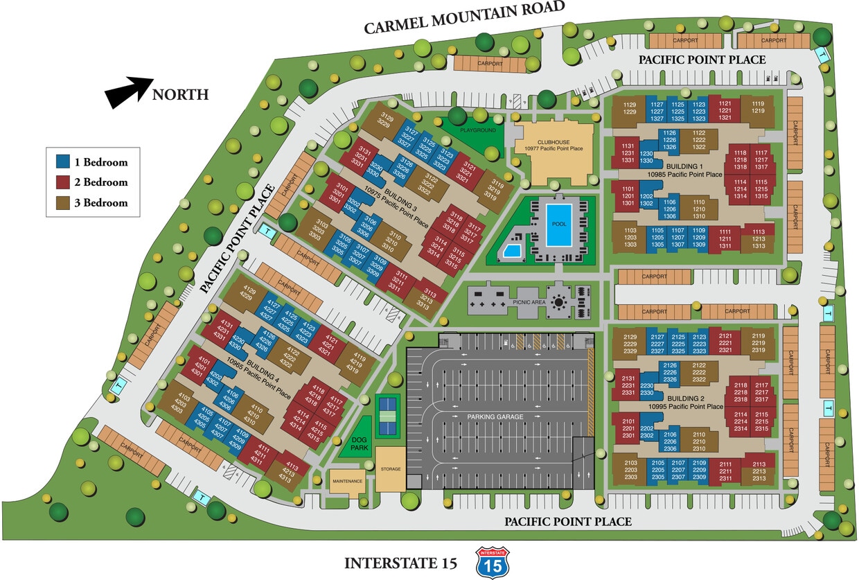 The Courtyards Pacific Village Apartments in San Diego, CA Westside