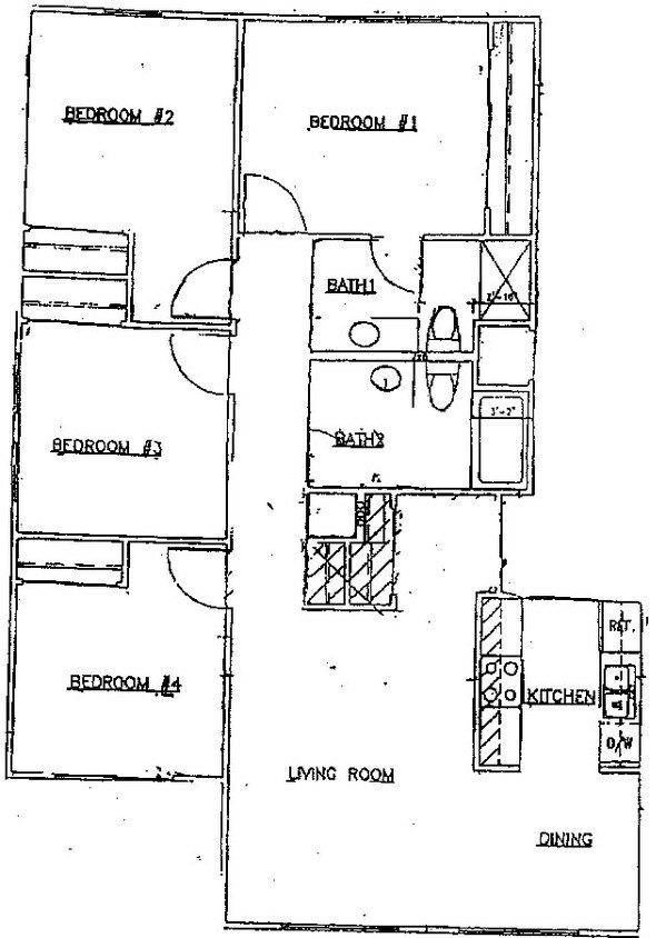 4 habitaciones y 2 baños - Sunrose Apartments