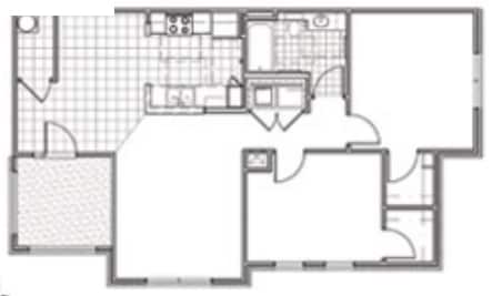 2HAB/1BA - Creston Commons