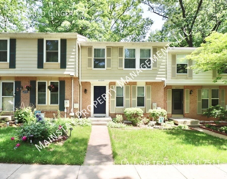 6035 Wild Ginger Ct, Columbia, MD 21044 Townhome Rentals in Columbia