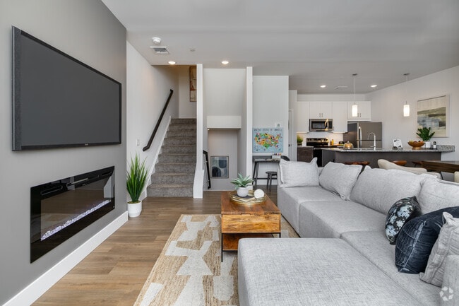 2BR, 2.5BA - 1,286SF - Livingroom - The Reserve at Timber Ridge