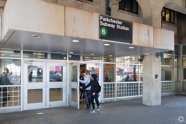 Parkchester number 6 train station in Parkchester, the Bronx