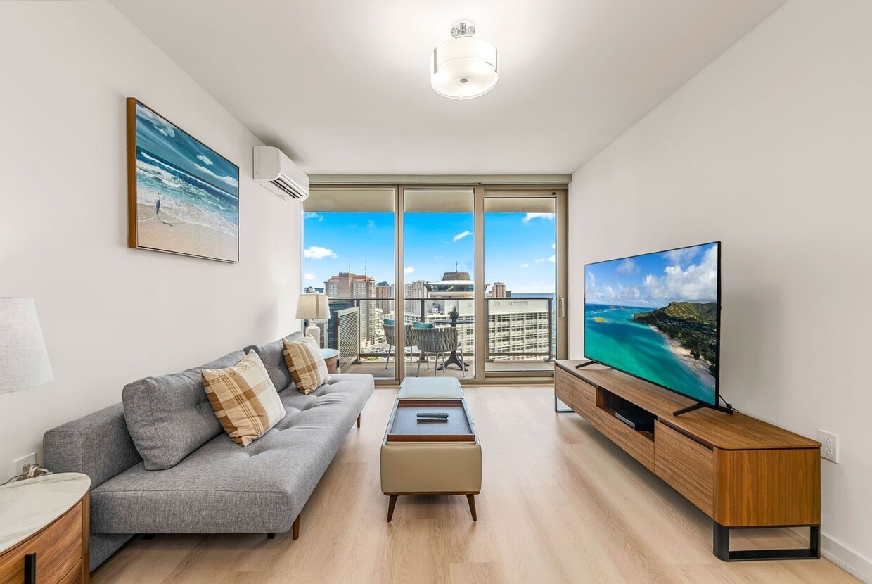 Sky Ala Moana (West) #3001 - Fully furnished 2 BR/2 BA/2 parking - Sky Ala Moana (West) #3001 - Fully furnished 2 BR/2 BA/2 parking
