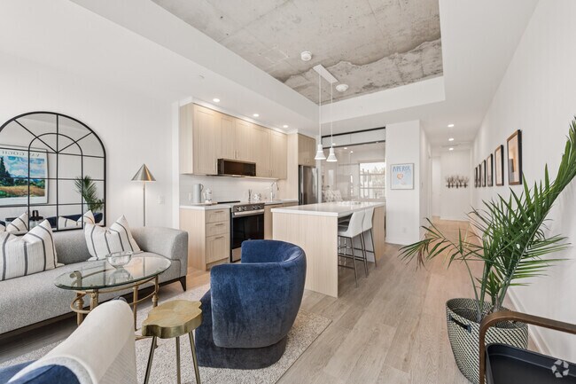 1 chambre, 1 salle de bain - 57 m² - Salon - The Pacific