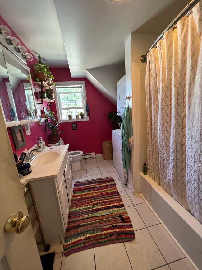 Bathroom w/washer dryer - 225 Main St
