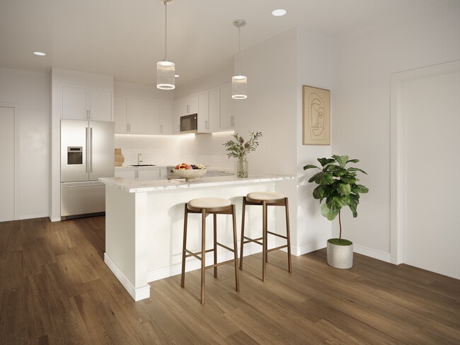 Kitchen Rendering - The Faraday