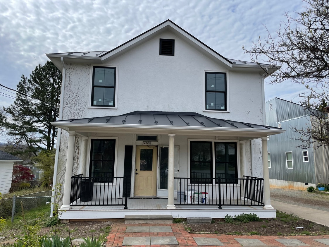 Front of House -trim/landscaping in process - 2320 Price Ave