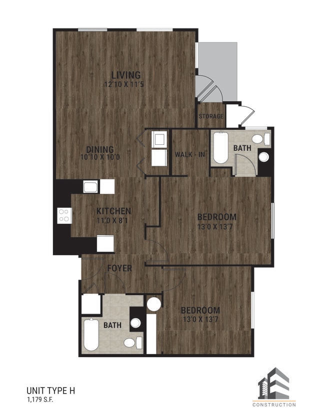 Floorplan - Eastpark Apartment Homes