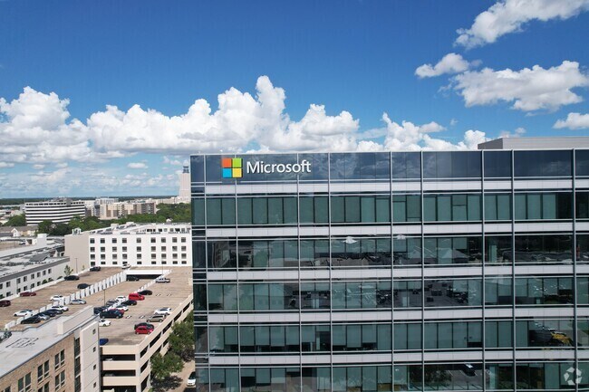 Memorial City is home to a Microsoft office building offering jobs to the community.