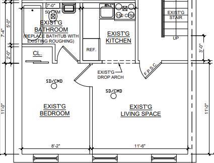 Plano de planta 3A - 240 E 23rd St