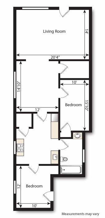 Floorplan - 1437 Clayton St.